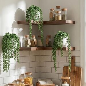 Faux plant white pot (1) plant included